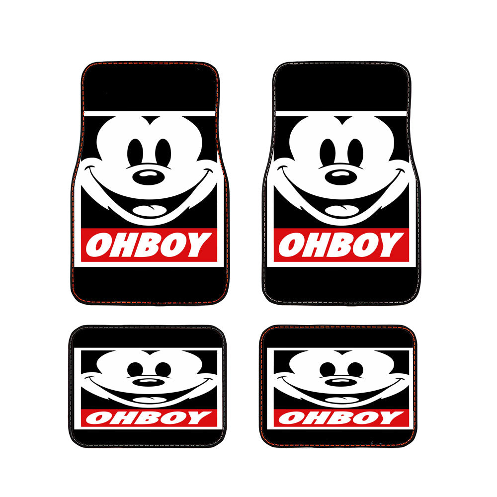 Mickey Mouse Ohboy Car Floor Mats Accessories