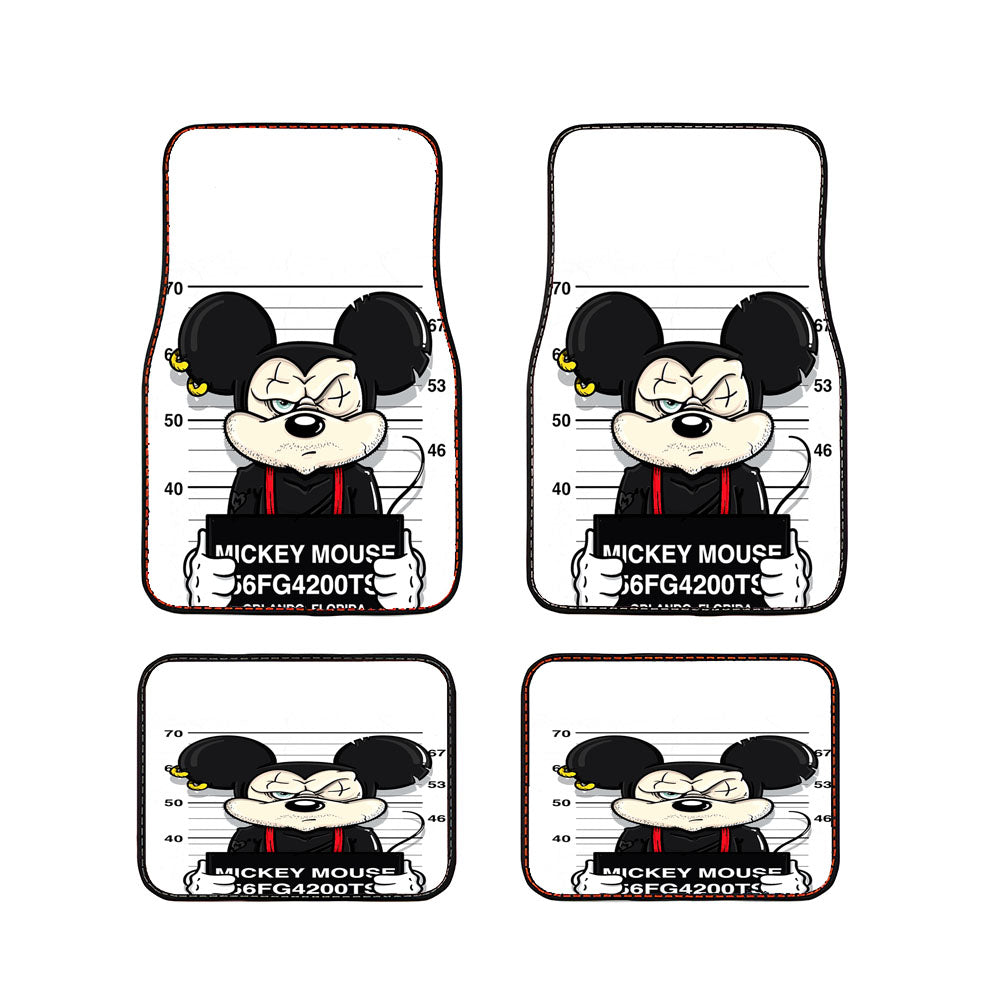 Mickey Mouse On Jail Car Floor Mats Accessories