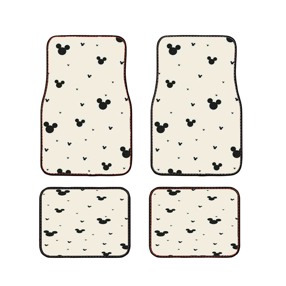 Mickey Mouse Pattern Car Floor Mats Accessories