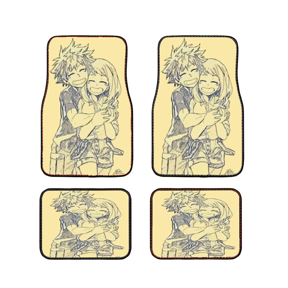 Midoriya Uraraka Married Car Floor Mats Accessories