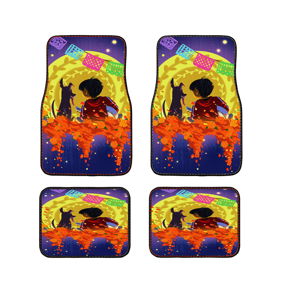 Miguel And Dante Of Disney Coco Car Floor Mats Accessories