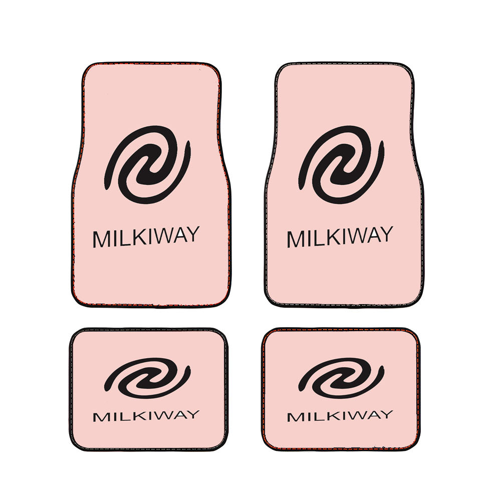 Milky Way Galaxy Universe Space Pink Car Floor Mats Accessories