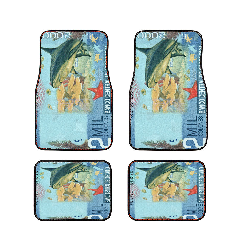 Million Col Shark Money Costa Rica Car Floor Mats Accessories