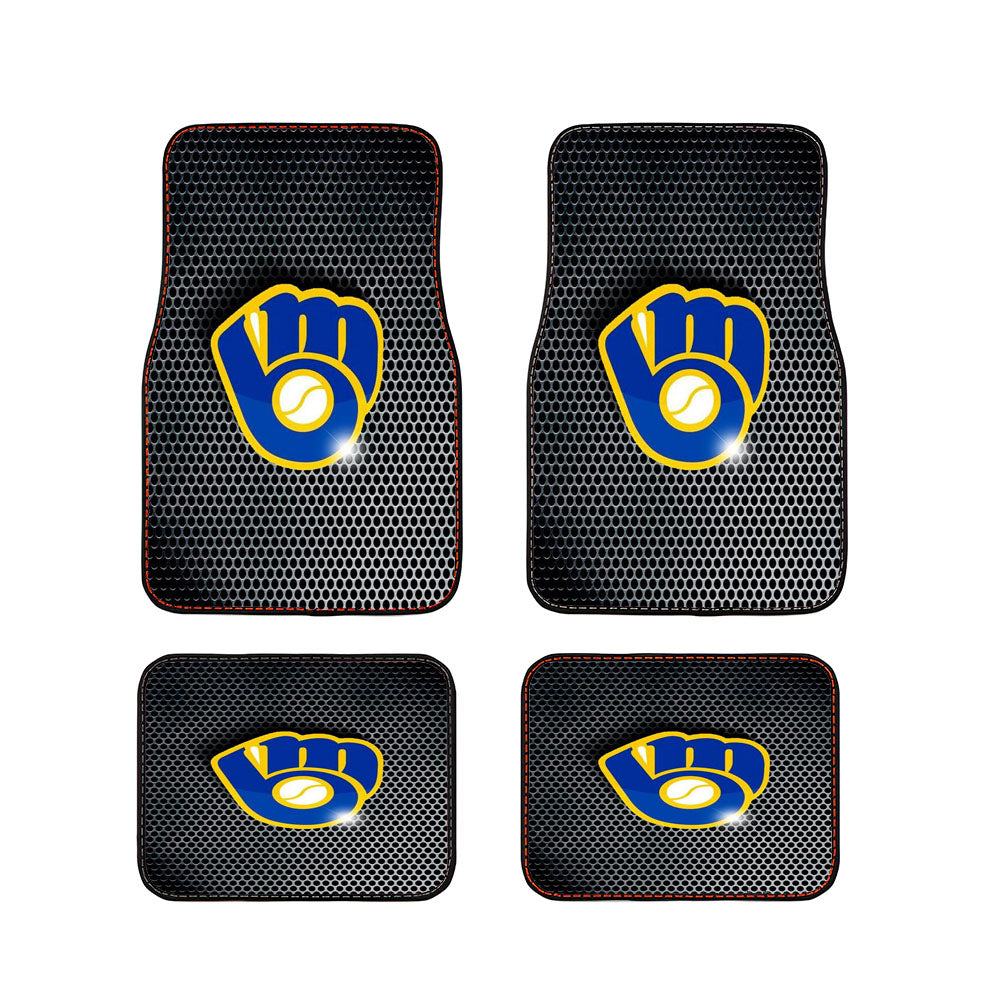 Milwaukee Brewers Logo Car Floor Mats Accessories