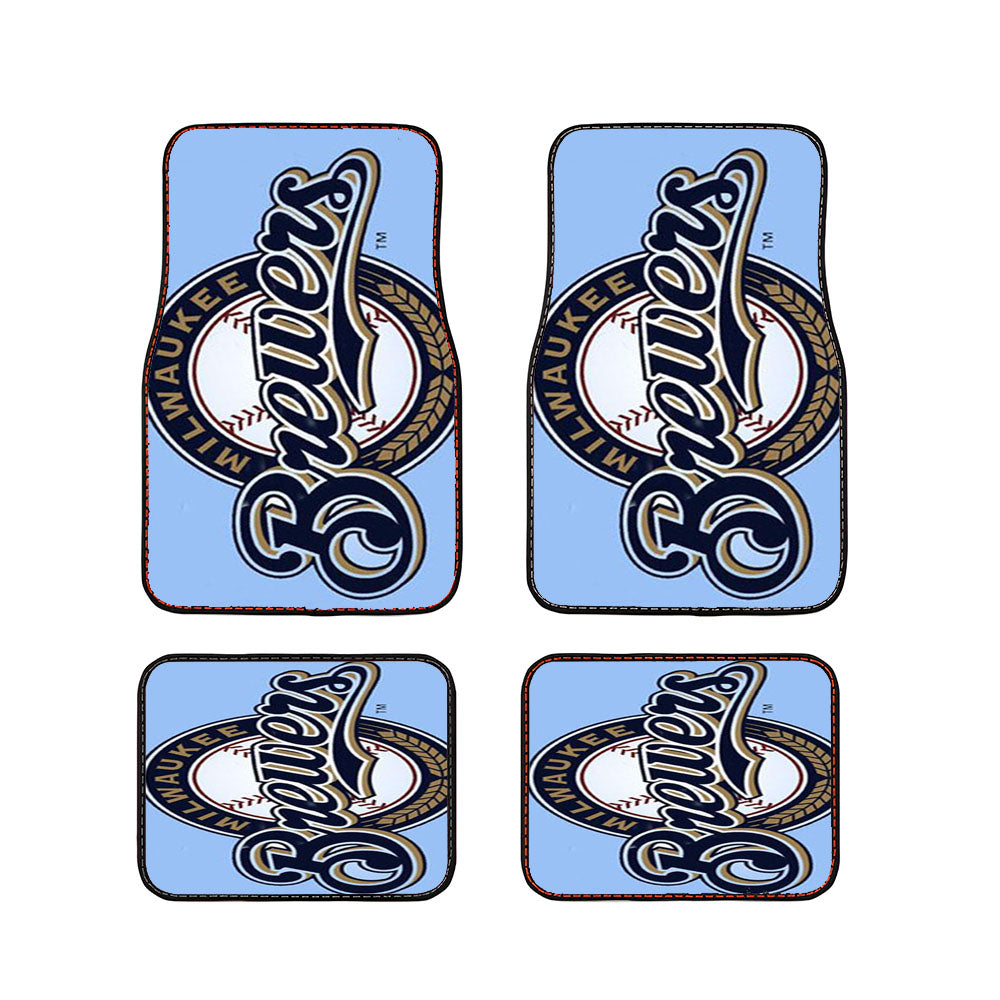 Milwaukee Brewers Symbol Car Floor Mats Accessories