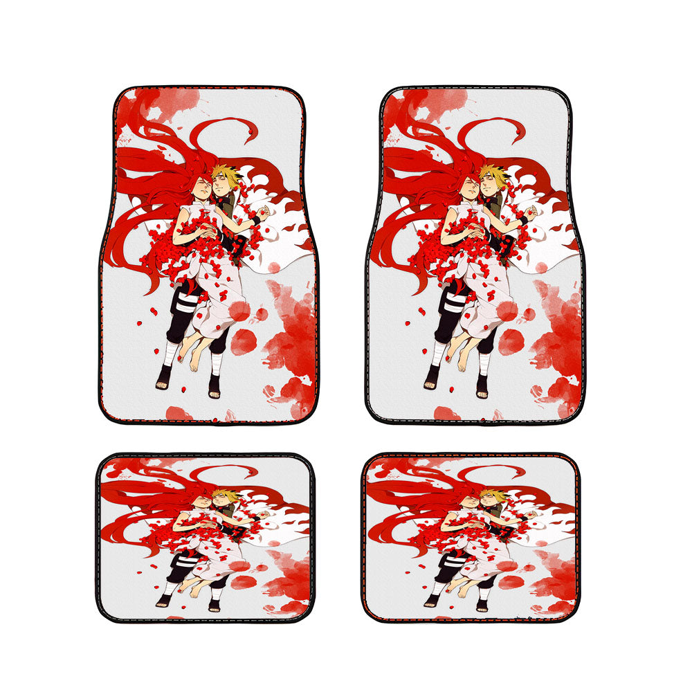 Minato Namikaze Yondaime And Uzumaki Kushina Car Floor Mats Accessories