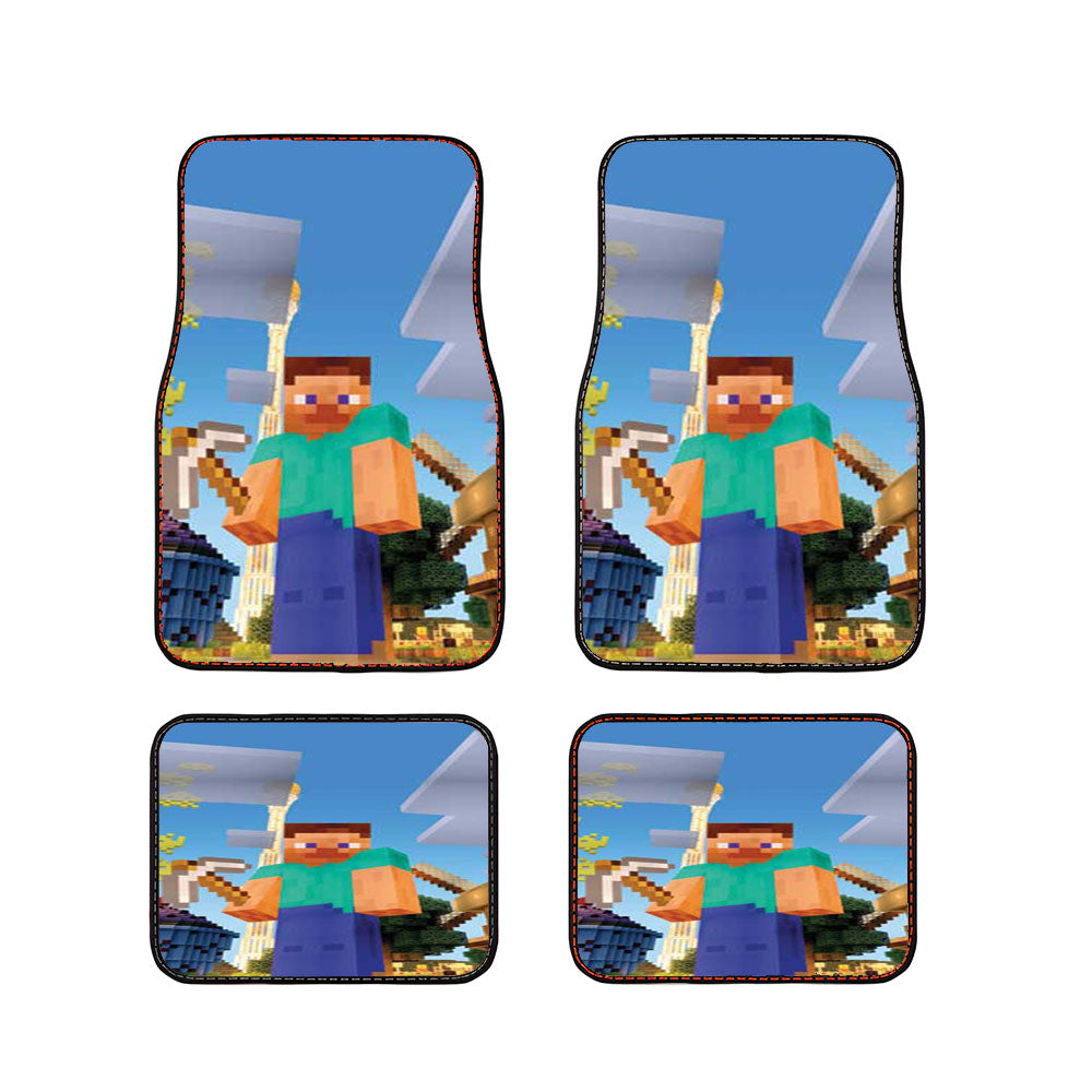 Minecraft Construction Car Floor Mats Accessories