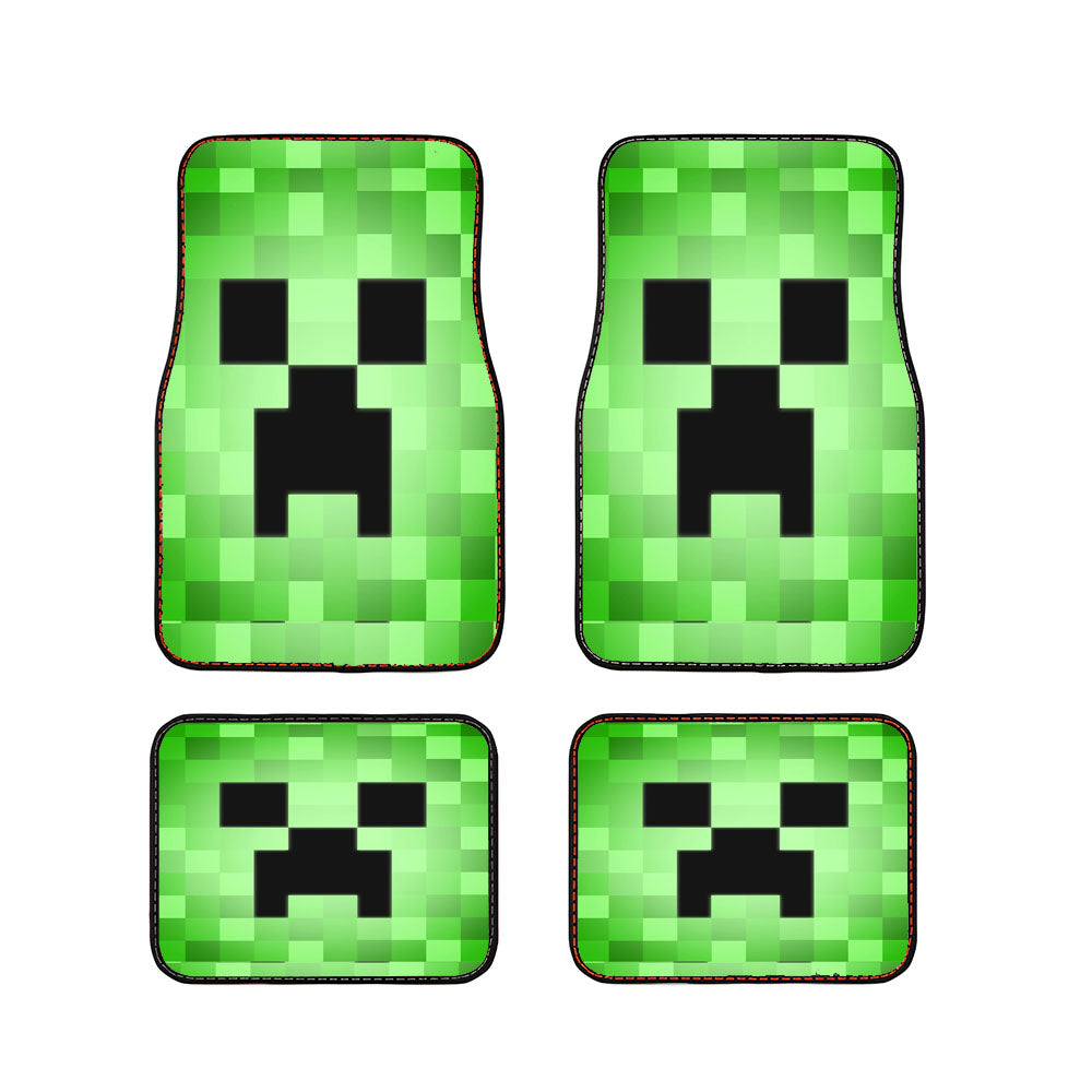 Minecraft Creeper Car Floor Mats Accessories