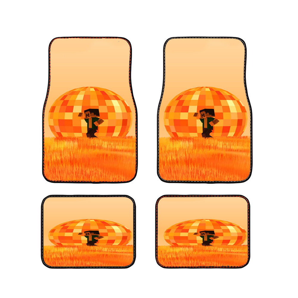 Minecraft Sunset Car Floor Mats Accessories