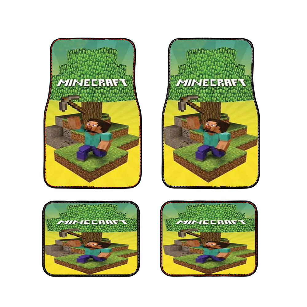 Minecraft Tree Car Floor Mats Accessories