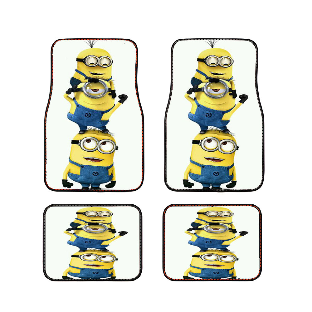 Minion Mini Car Floor Mats Accessories