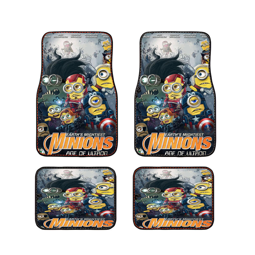 Minion Avengers Car Floor Mats Accessories