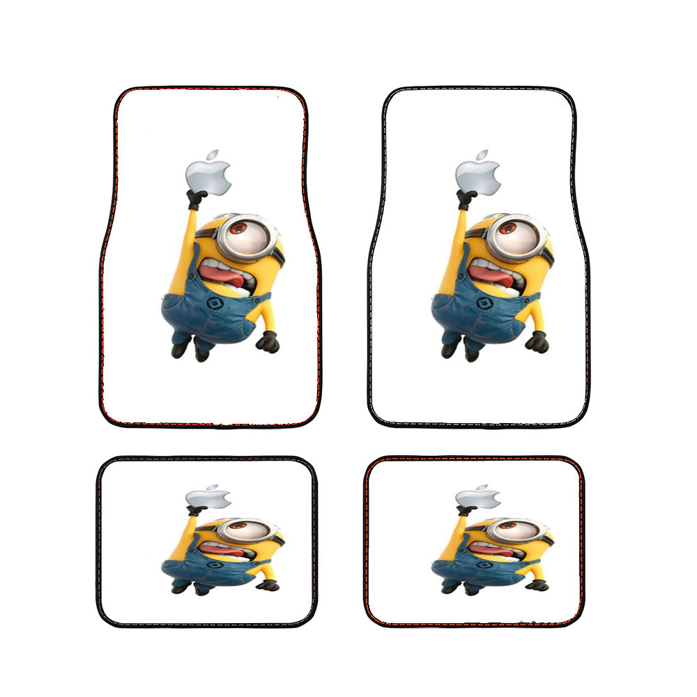 Minion Catch Apple Car Floor Mats Accessories
