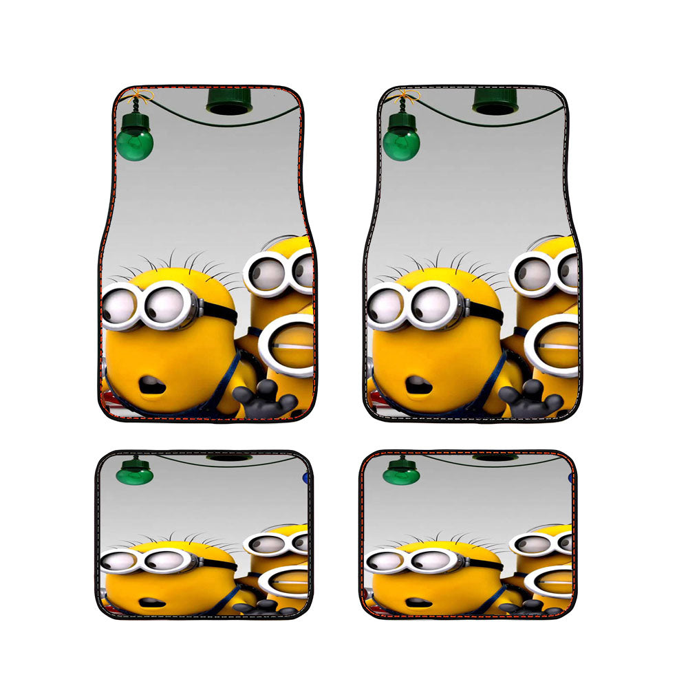 Minion Christmas Car Floor Mats Accessories