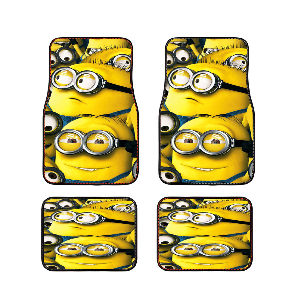 Minion Pattern Funny Car Floor Mats Accessories