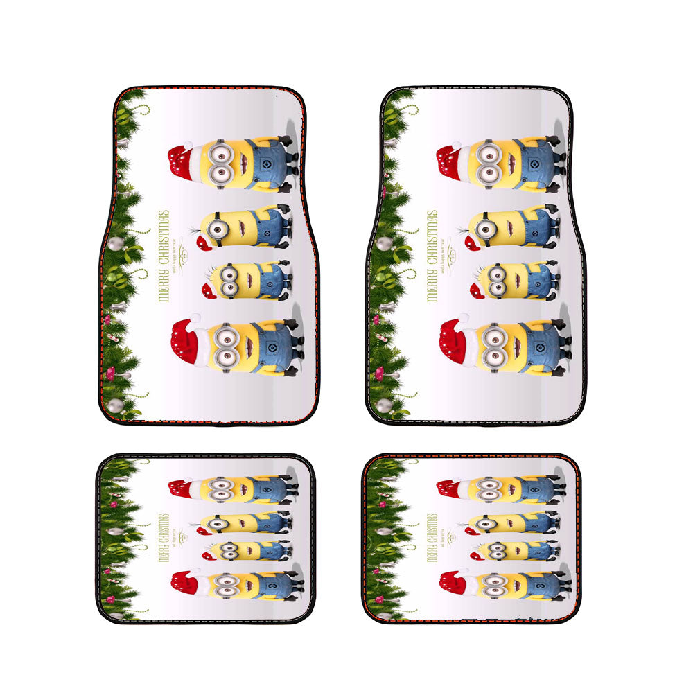Minions Christmas Car Floor Mats Accessories