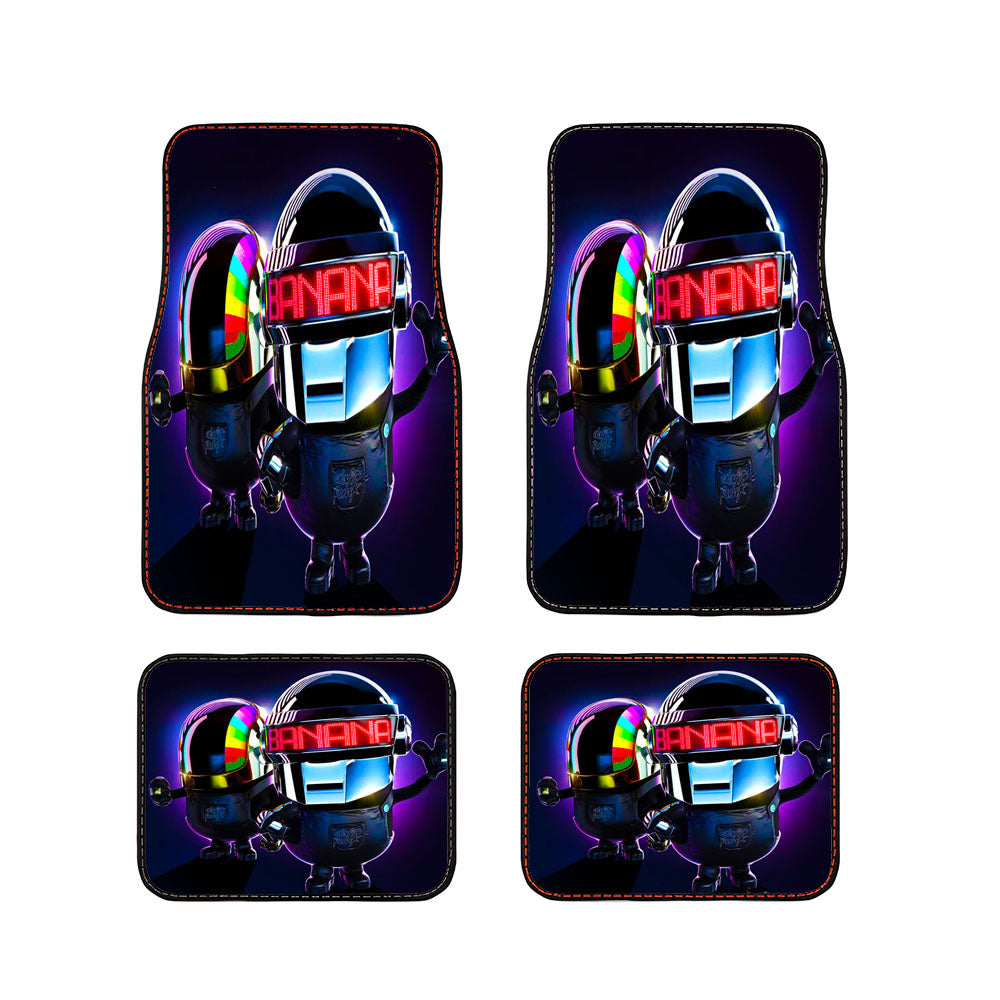 Minions Daft Punk Banana Car Floor Mats Accessories