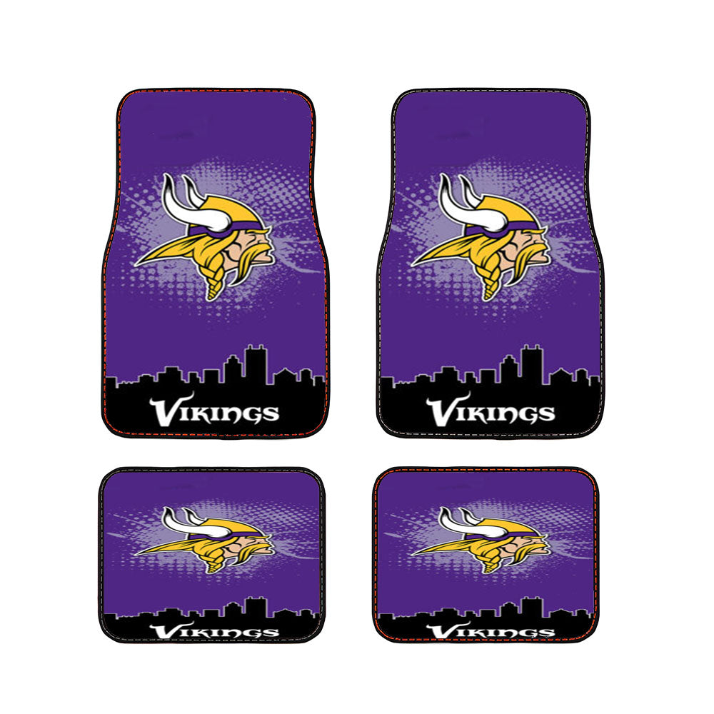 Minnesota Vikings Logo Car Floor Mats Accessories