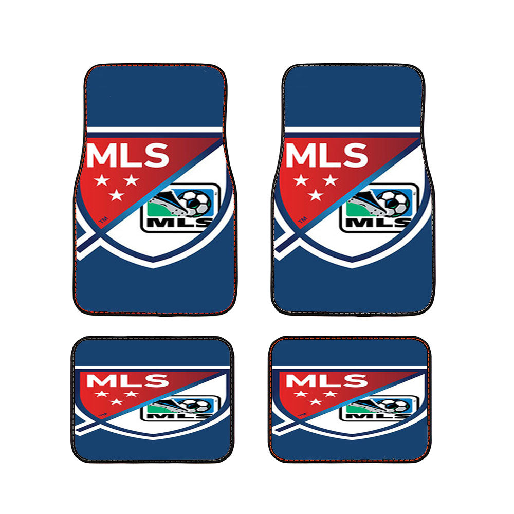 Mls Logo Blue Car Floor Mats Accessories