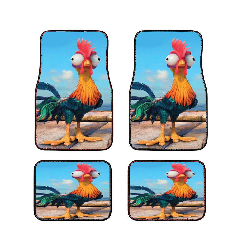 Moana Heihei Car Floor Mats Accessories