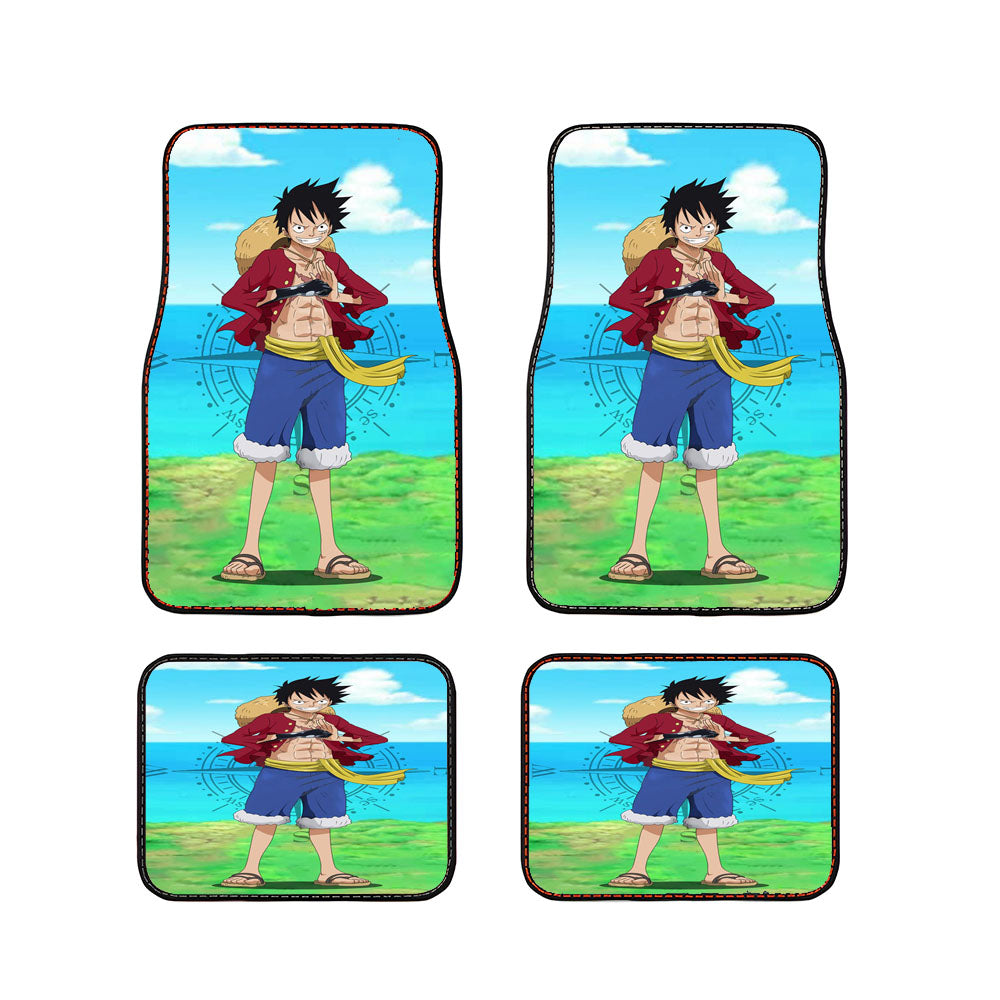 Monkey D Luffy Pirates Characters Car Floor Mats Accessories