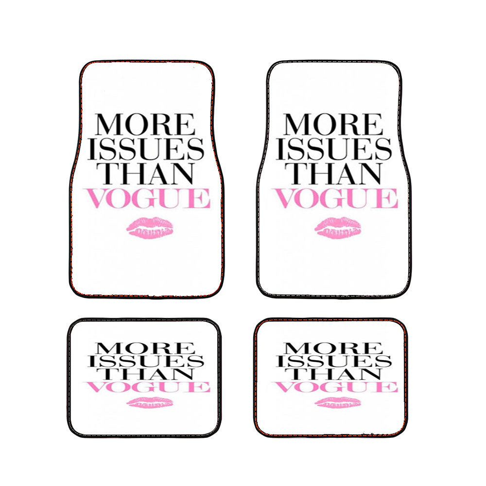 More Issues Than Vogue Lip Car Floor Mats Accessories