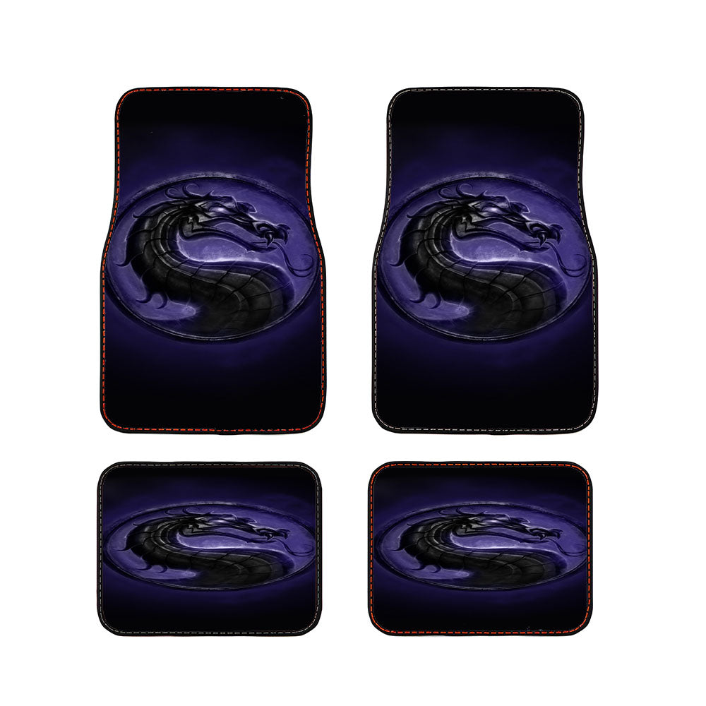 Mortal Kombat Dragon Symbol Car Floor Mats Accessories