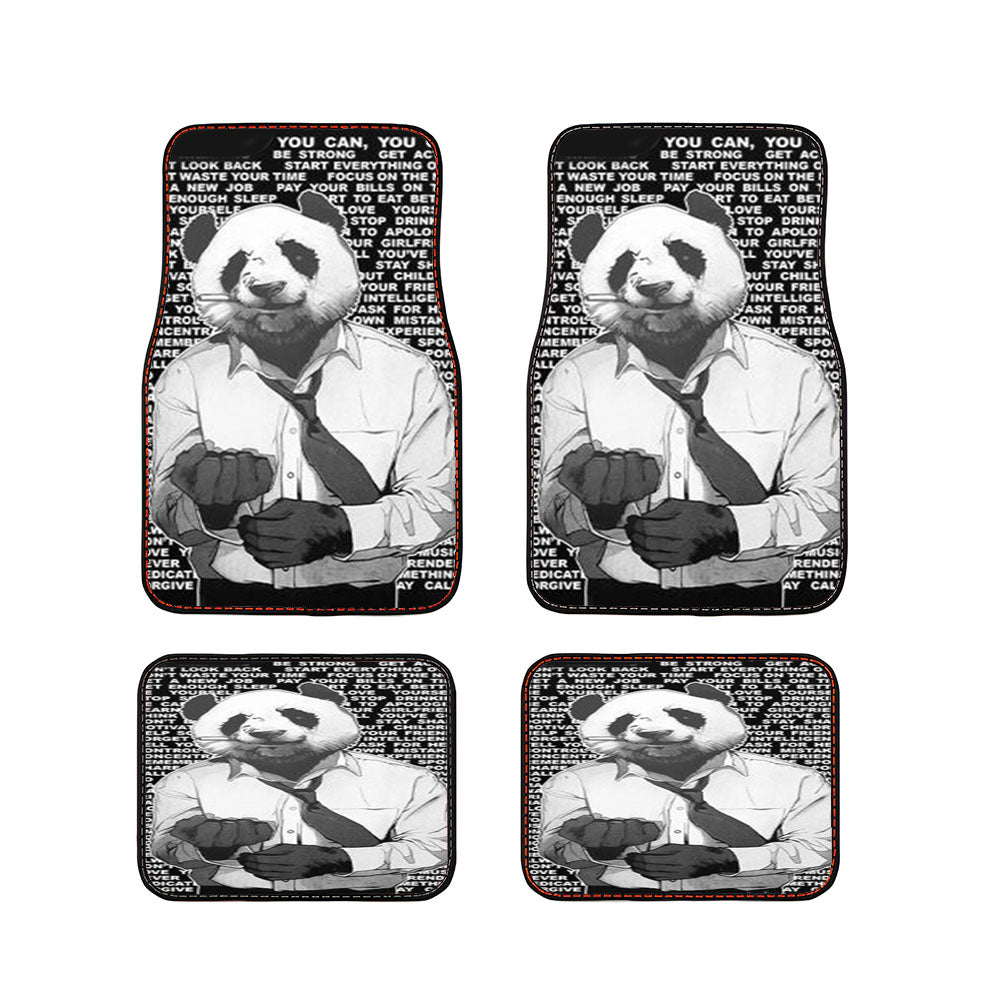 Motivator Panda Car Floor Mats Accessories