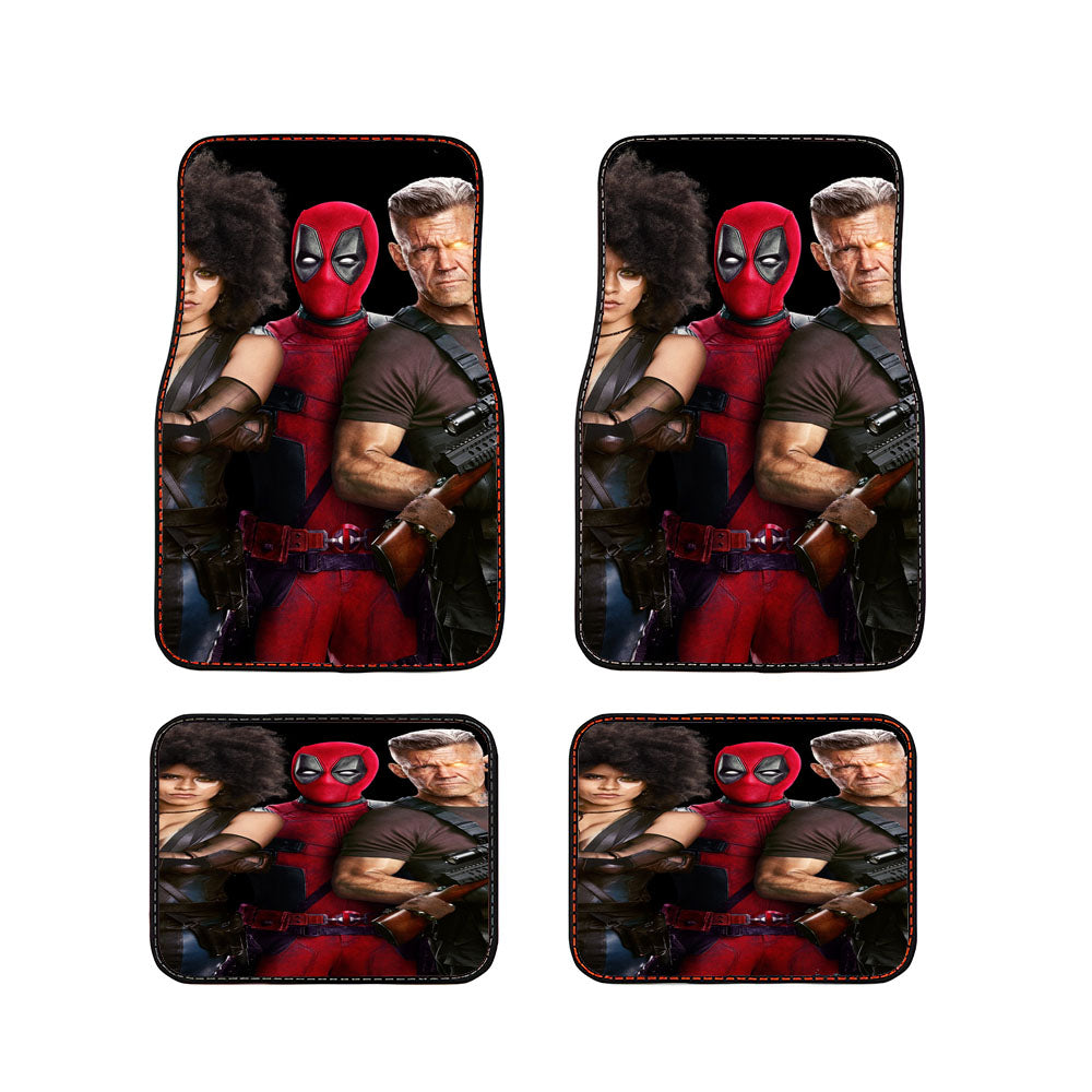 Movie Deadpool Car Floor Mats Accessories