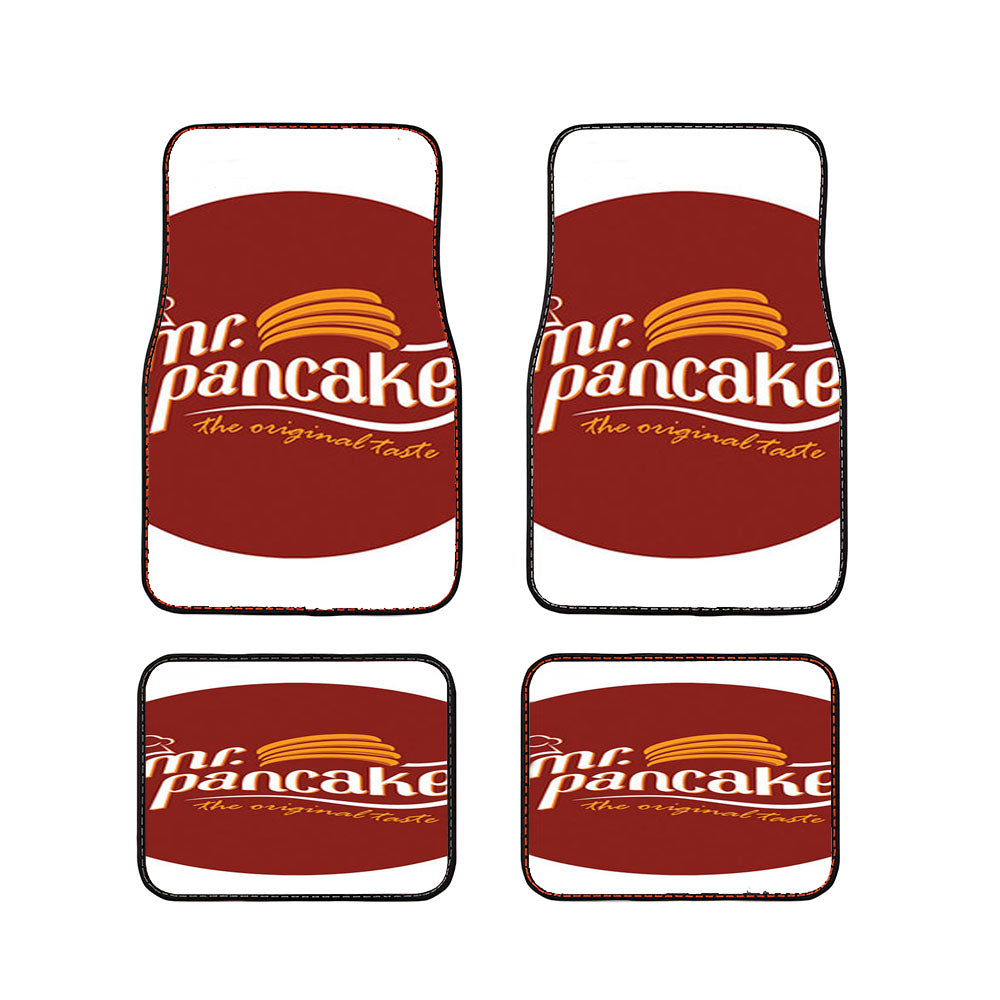 Mr Pancake Logo Car Floor Mats Accessories