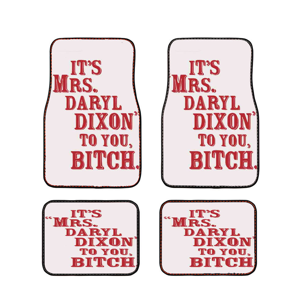 Mrs Daryl Dixon Master Car Floor Mats Accessories