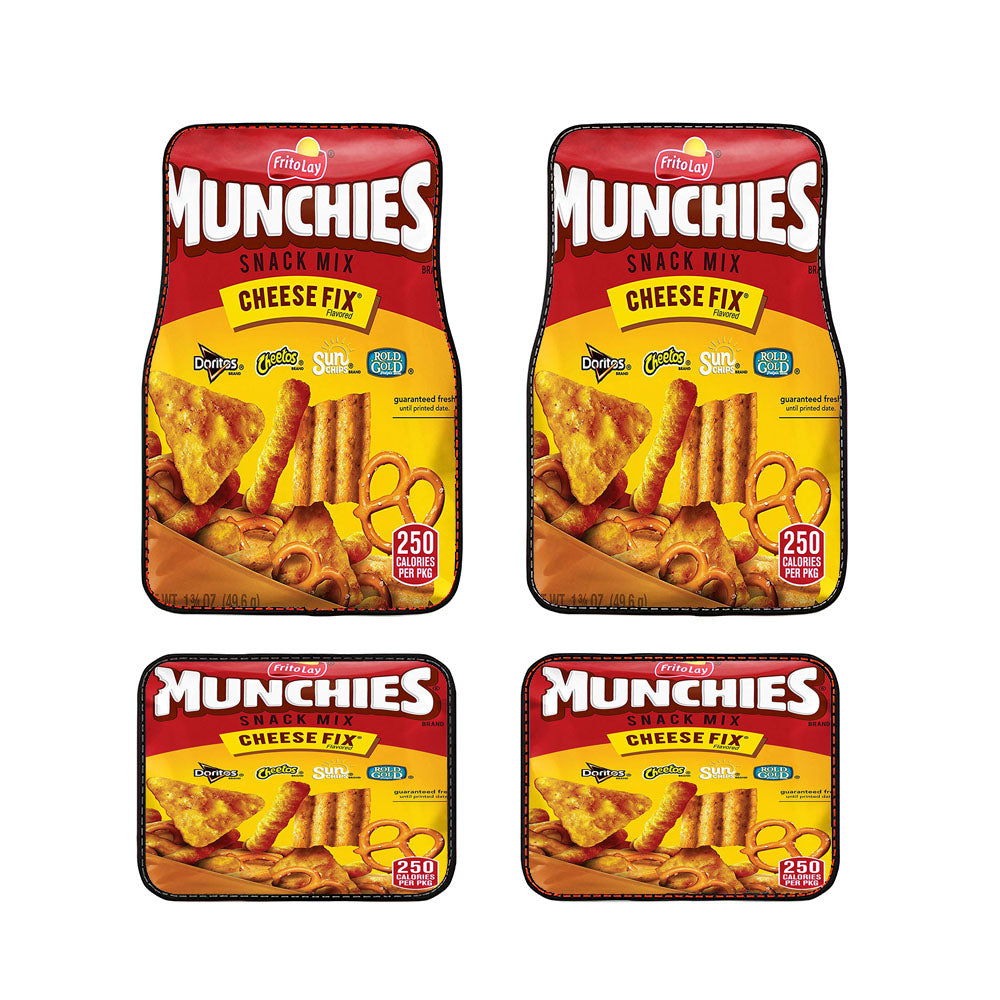 Munchies Cheese Fix Mix Snack Doritos Cheetos Sun Car Floor Mats Accessories
