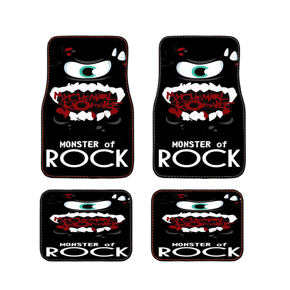 My Chemical Romance Monsters Black Car Floor Mats Accessories