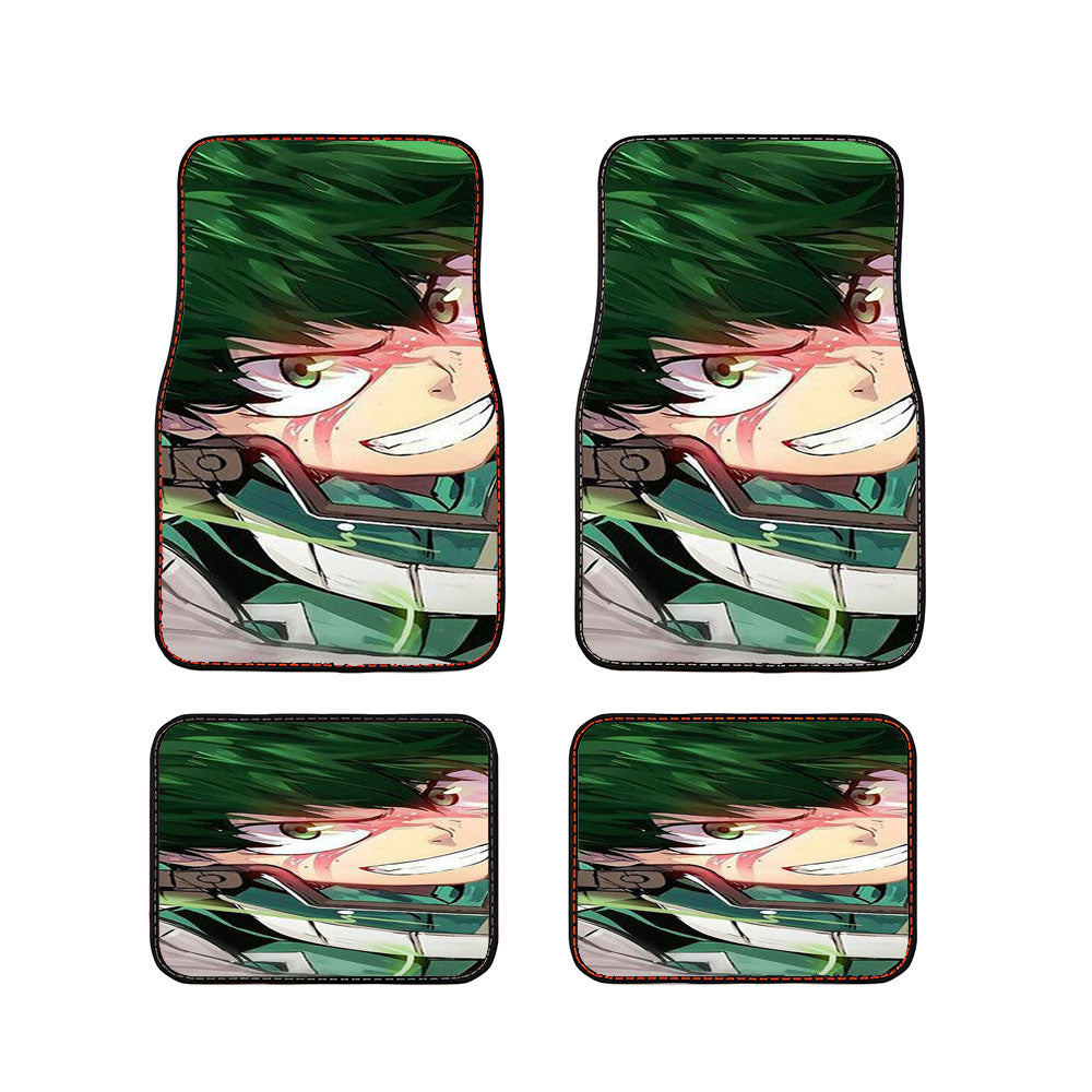 My Hero Academia Izuku Face Car Floor Mats Accessories