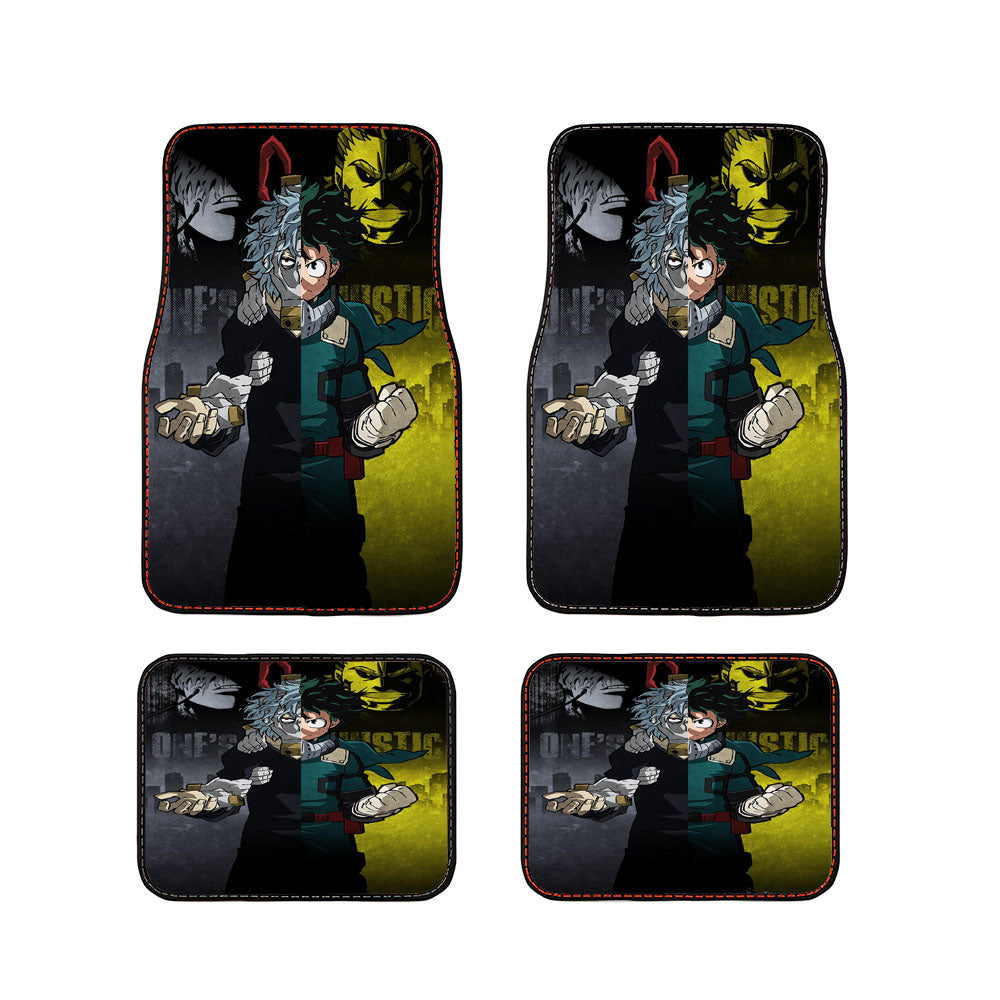 My Hero Academia Ones Justice Car Floor Mats Accessories