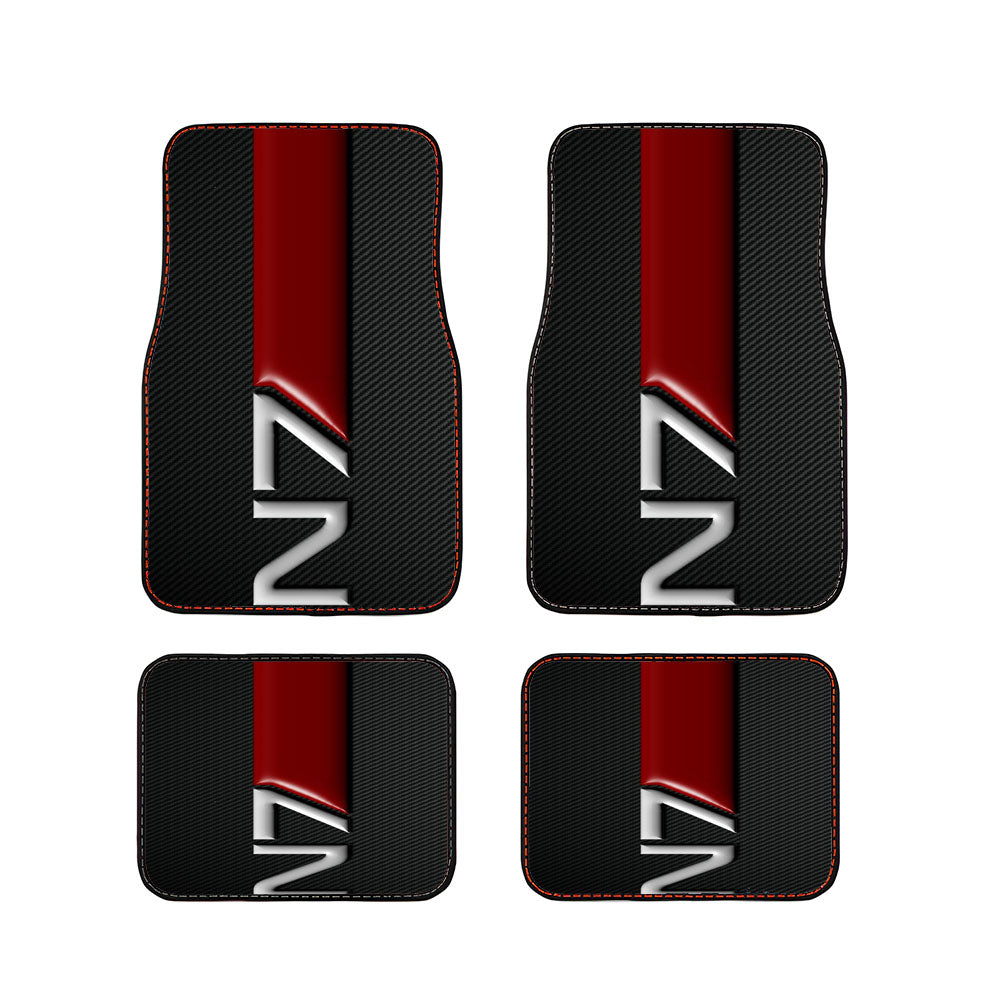 N7 Mass Effect Car Floor Mats Accessories