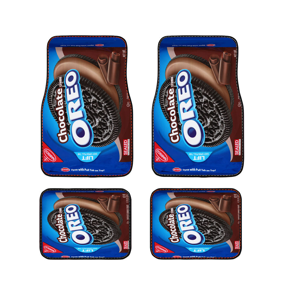 Nabisco Oreo Chocolate Creme Sandwich Cookies Car Floor Mats Accessories