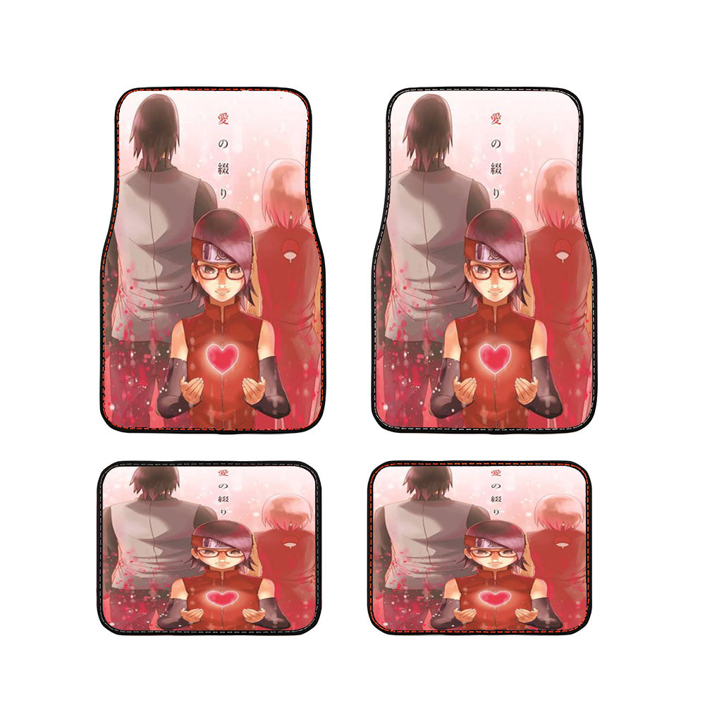Naruto - Sakura Sarada Sasuke Car Floor Mats Accessories