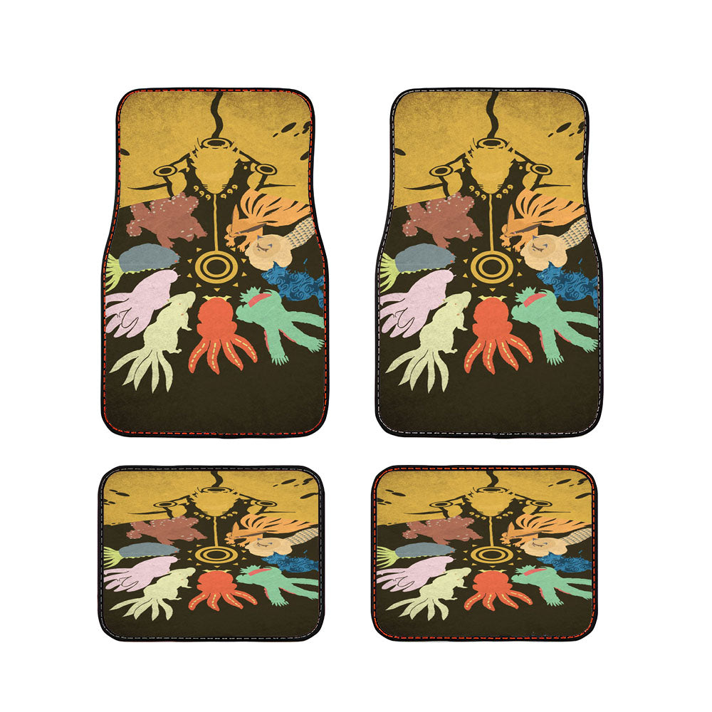 Naruto And 9 Tails Bijuu Car Floor Mats Accessories