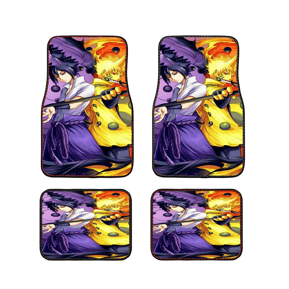 Naruto And Sasuke Car Floor Mats Accessories