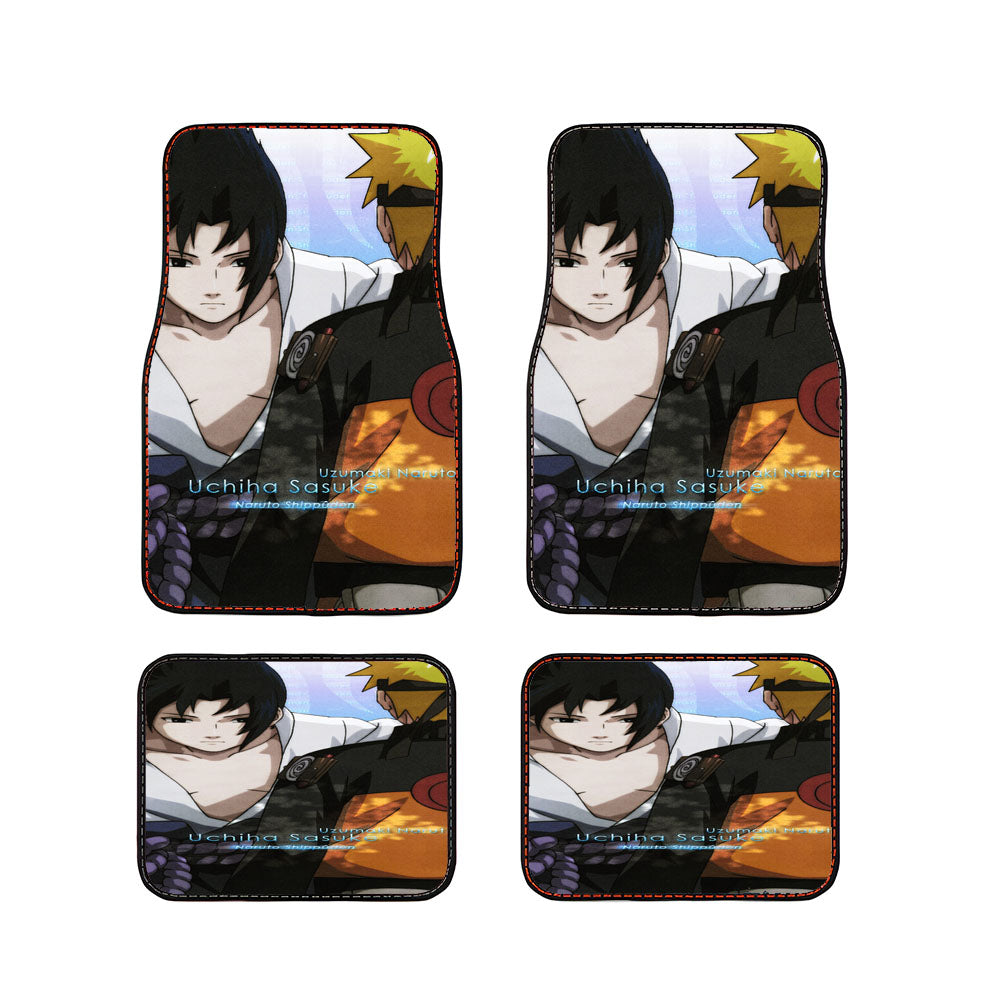 Naruto Cartoon And Sazuke Car Floor Mats Accessories