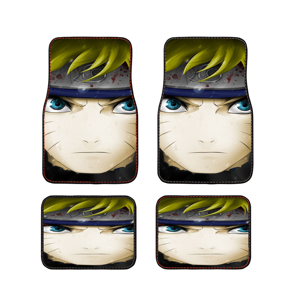 Naruto Cartoon Face Car Floor Mats Accessories
