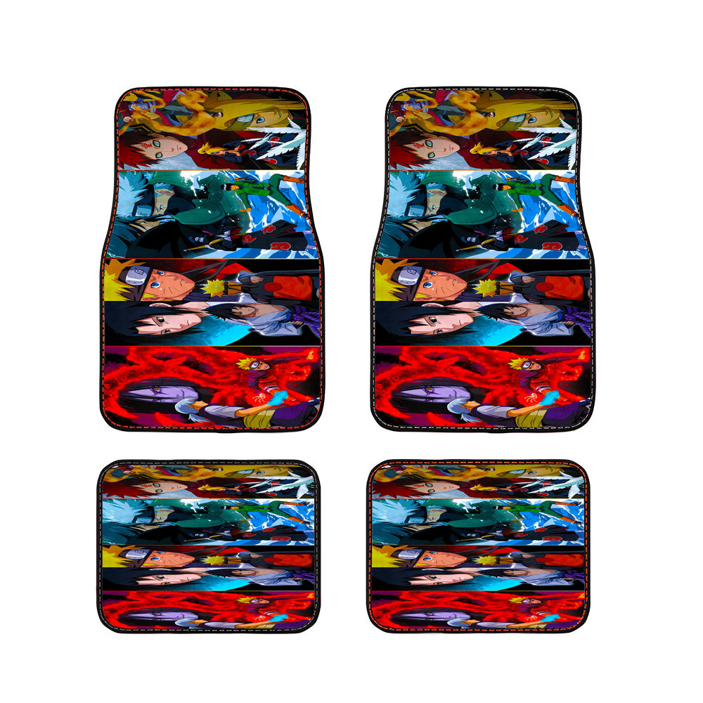 Naruto Characters Car Floor Mats Accessories