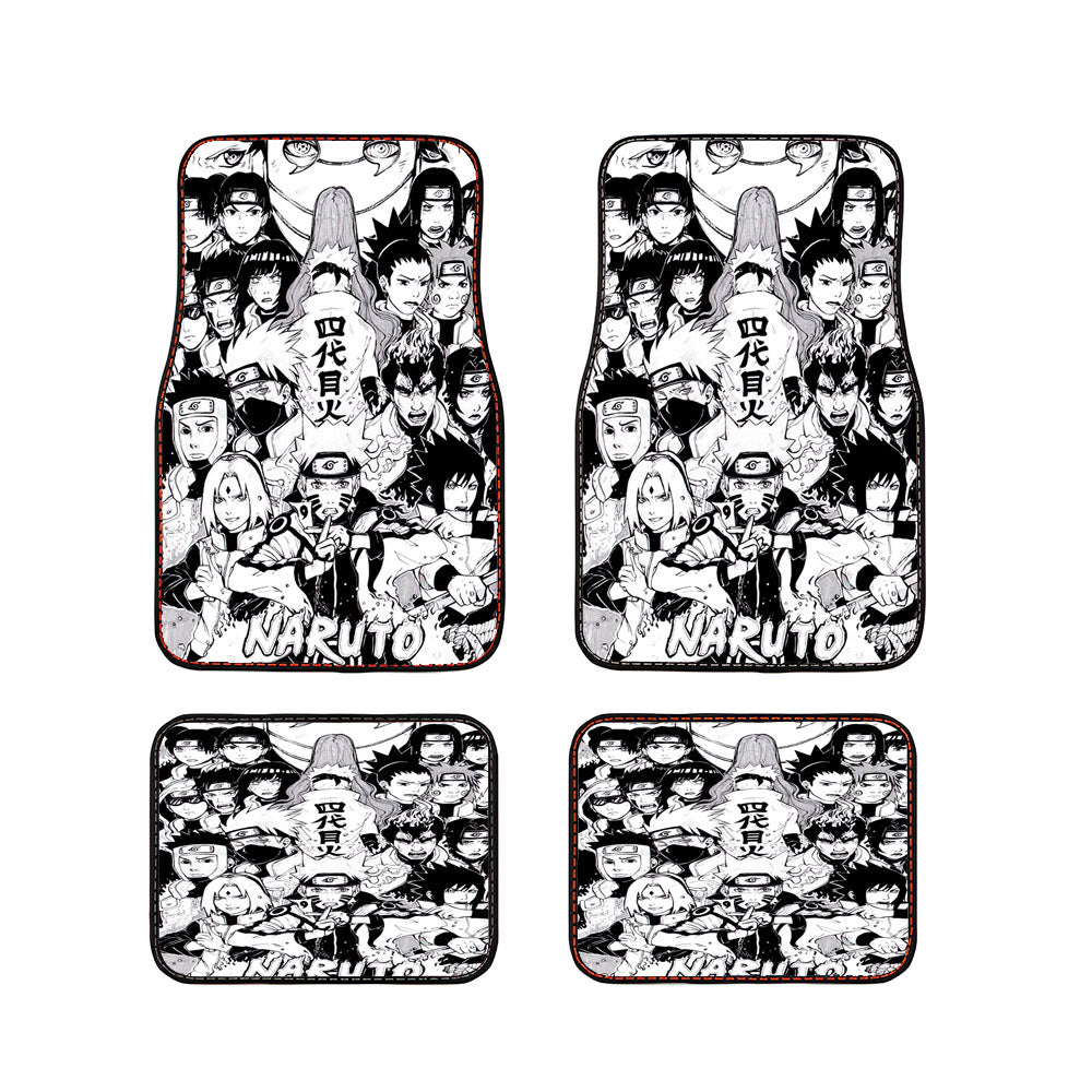 Naruto Shippuden Drawing Car Floor Mats Accessories