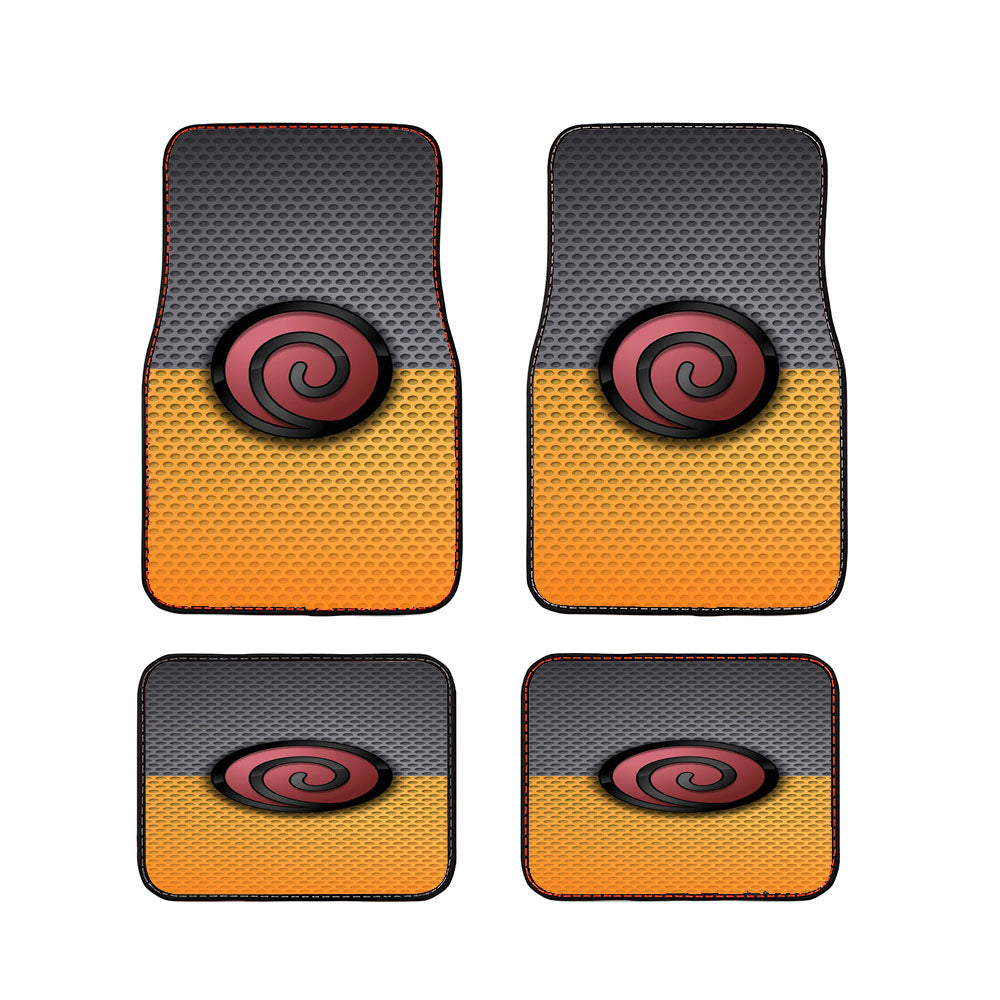 Naruto Uzumaki Clan Logos Car Floor Mats Accessories