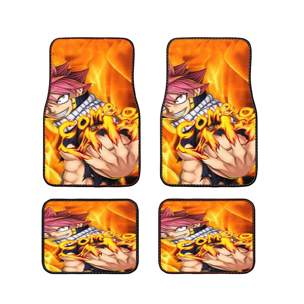 Natsu Fairy Tail Car Floor Mats Accessories