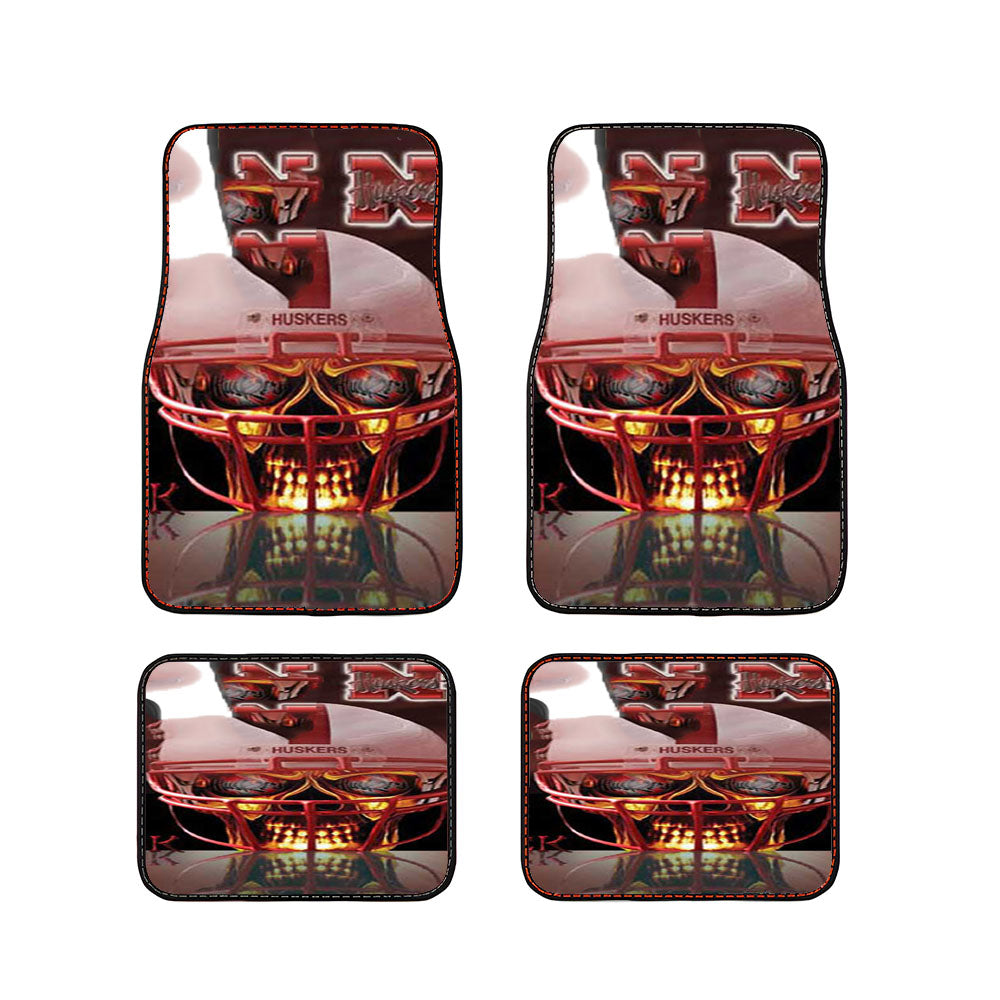 Nebraska Huskers Undead Car Floor Mats Accessories