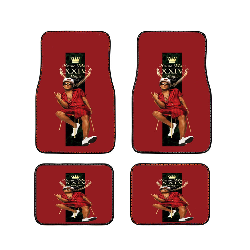 New Bruno Mars 4K Magic Music St Car Floor Mats Accessories