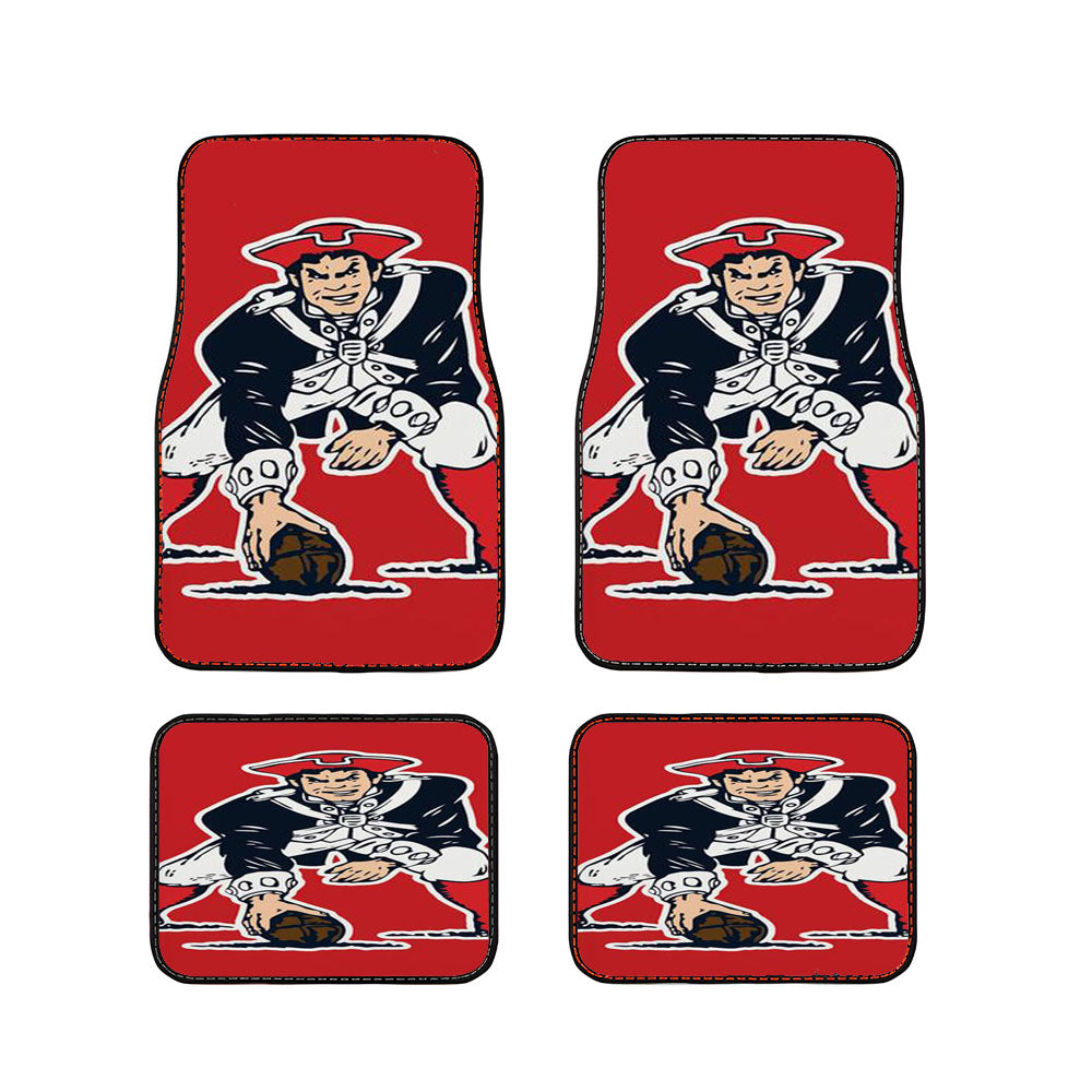 New England Patriots Logo Car Floor Mats Accessories