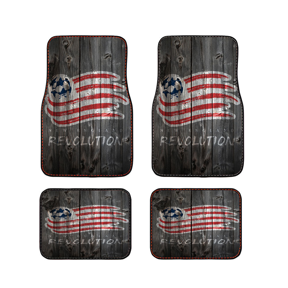 New England Revolution Car Floor Mats Accessories